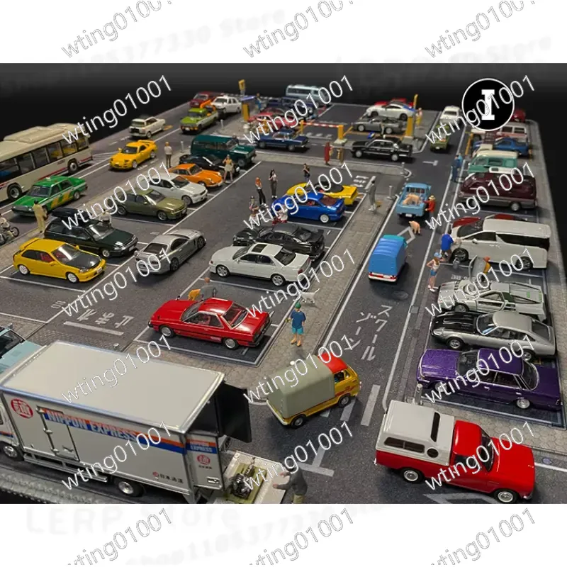 Car Accessories In Tokyo - for 1:64 Diecast Tokyo Street Mat