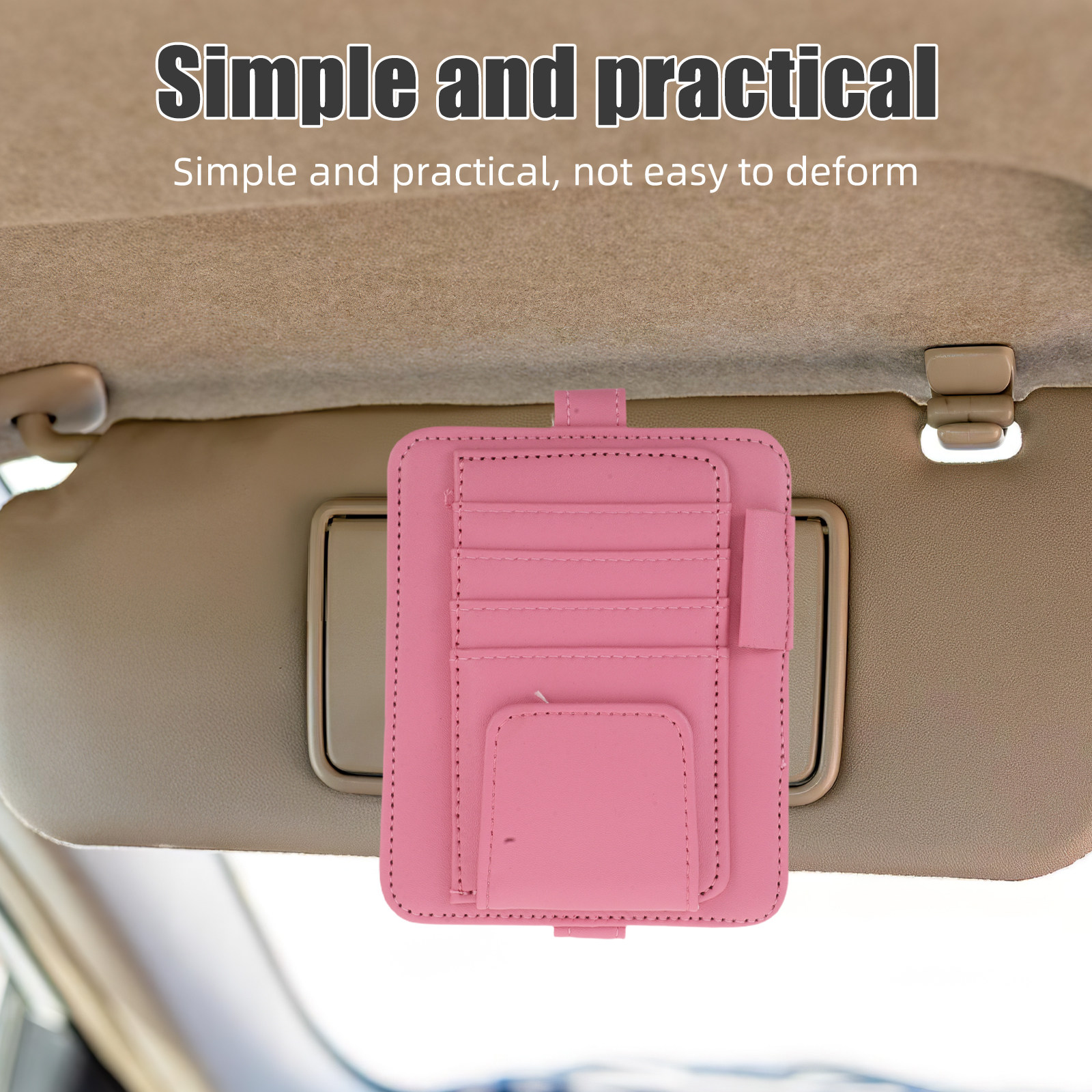 Car Visor Organizer PU Receipt - огляд і ціна Car Trunk Organizer