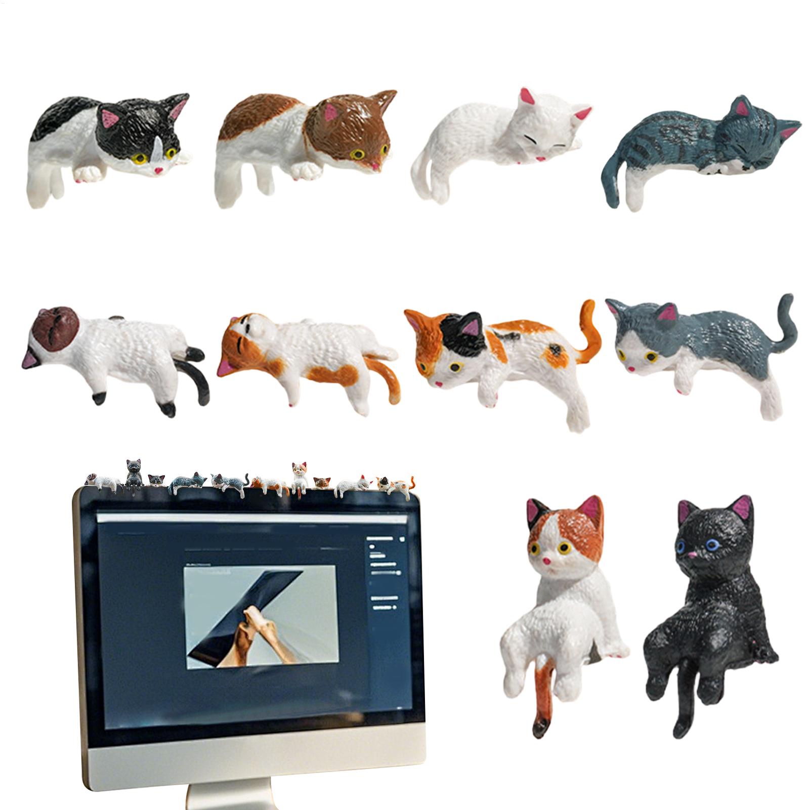 10pcs Cute Mini Cat Ornament C - огляд і ціна Car Accessories Oman