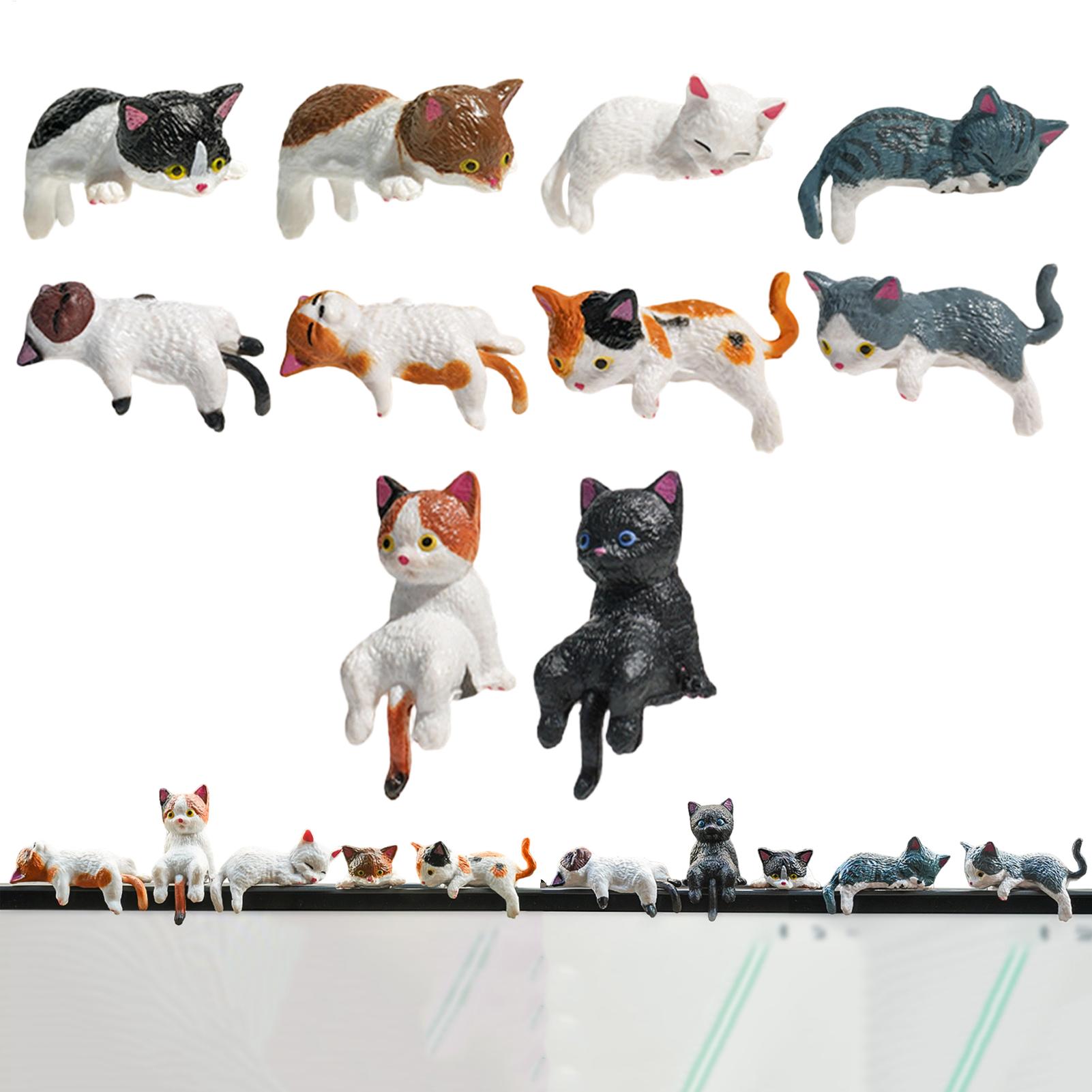 10pcs Cute Mini Cat Ornament C - огляд і ціна Car Accessories Oman