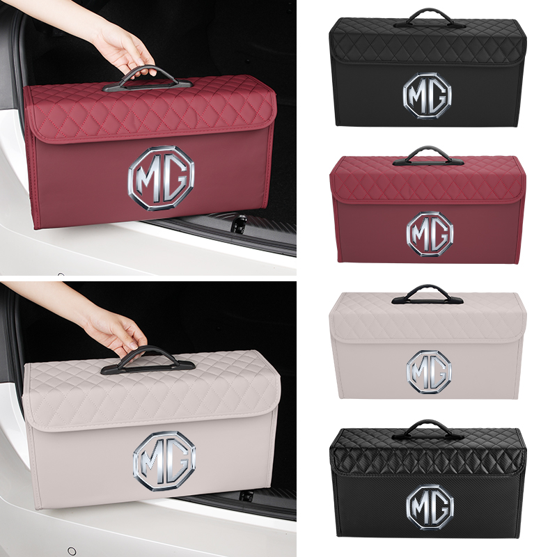 Car Trunk Storage Box Leather  - огляд і ціна Car Trunk Organizer