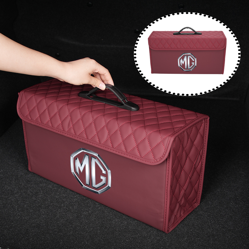 Car Trunk Storage Box Leather  - огляд і ціна Car Trunk Organizer