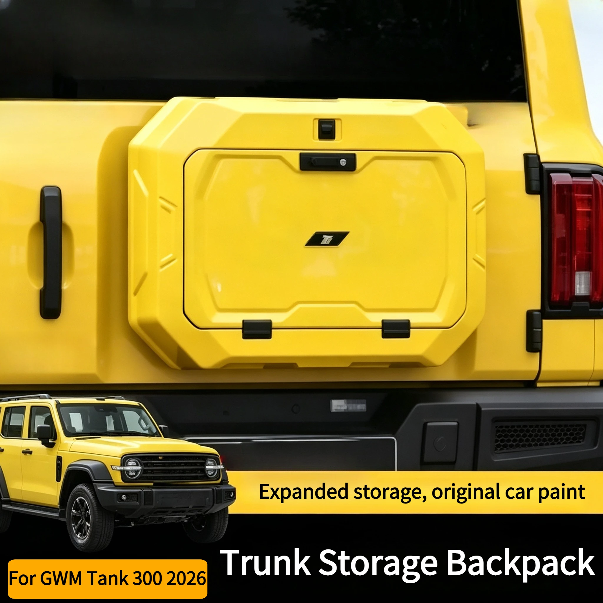 For GWM Tank 300 2026 Car Smal - огляд і ціна Car Trunk Organizer