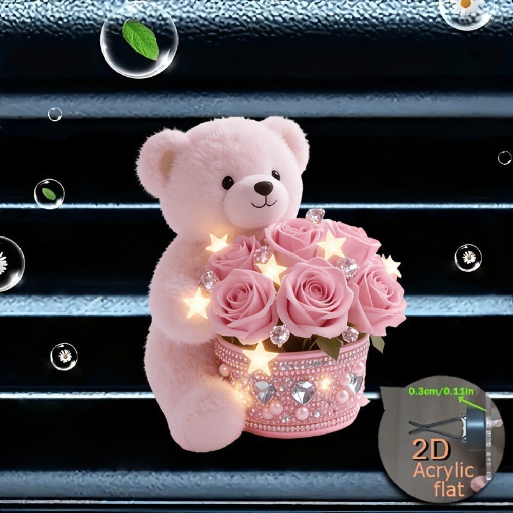 2D Flat Acrylic Car Vent Cute  - огляд і ціна Car Accessories Oman
