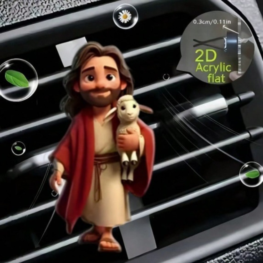 2D Flat Acrylic Car Vent Cute  - огляд і ціна Car Accessories Oman